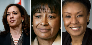 Kamala Harris (Kevork Djansekian/Getty); Janice Rogers Brown (Win McNamee/Getty); Leah Ward Sears (Schiff Harden LLP)
